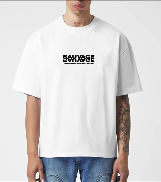 Sauvage Graphic Tee – Unapologetic. Fearless. Limitless.