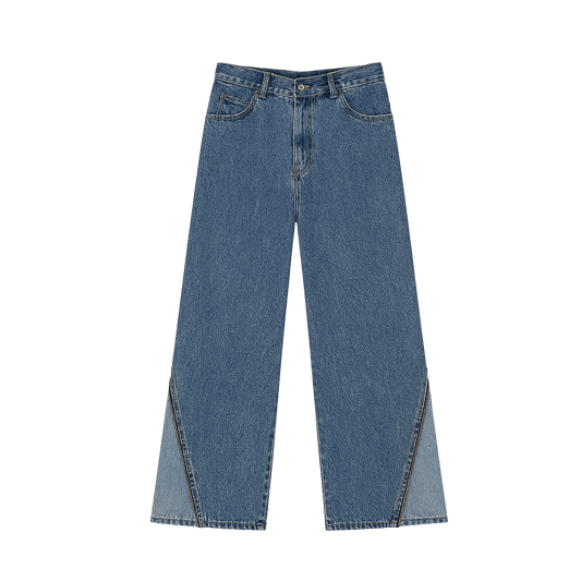 Silent Rider Wide-Leg Denim Pants